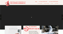 Desktop Screenshot of corcoppens.nl